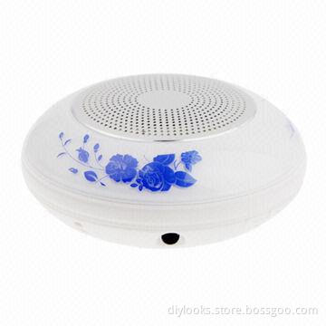 Flower Pattern Mini Bluetooth Speaker with Bluetooth Dongle Function